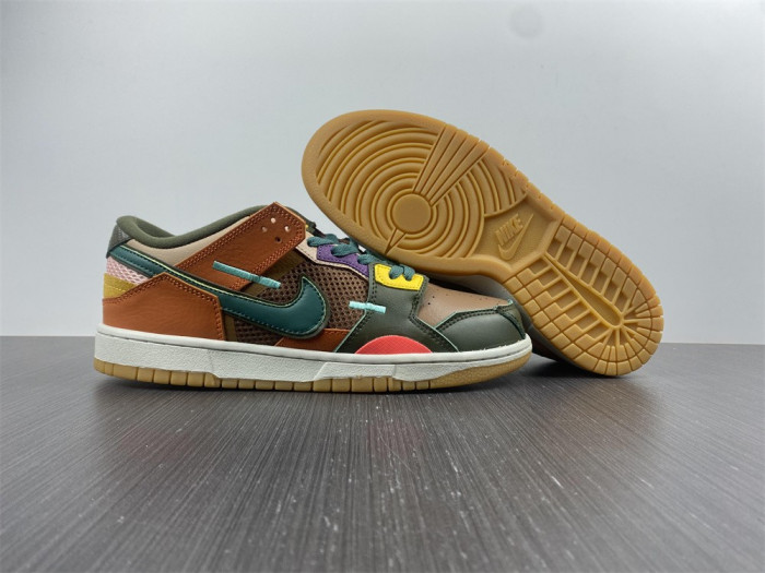 nike dunk low scrap archeo brown - db0500-200