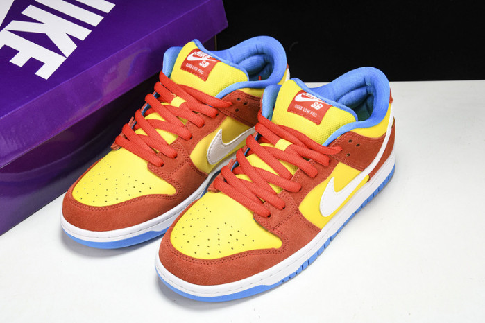 nike sb dunk low pro bart simpson - bq6817-602