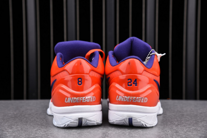 nike kobe 4 protro undefeated phoenix suns - cq3869-800