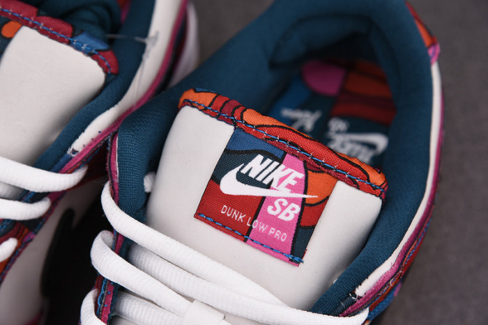 nike sb dunk low pro parra abstract art (2021) - dh7695-600