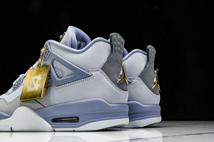 Jordan 4 Retro NCAA UNC Tar heels PE HV9204-407