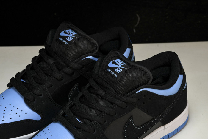 nike sb dunk low black university blue - 304292-048