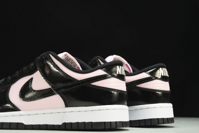 nike dunk low pink foam black (w) - dj9955-600