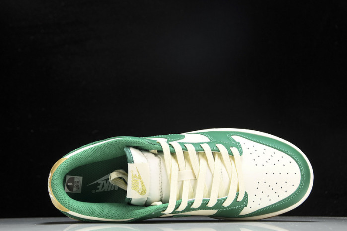 nike dunk low "green/gold" fb7173-131
