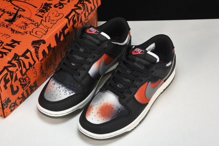 nike dunk low graffiti black red - dm0108-001