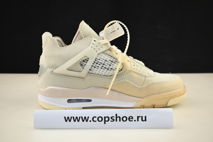 jordan 4 retro off-white sail - cv9388-100