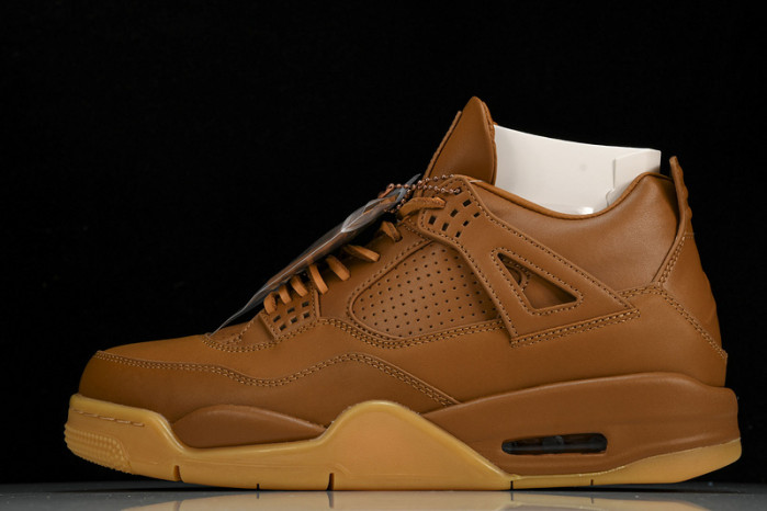 jordan 4 retro ginger wheat men''s - 819139-205